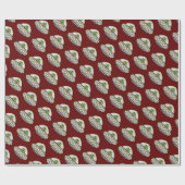 Papier Cadeau Soucoupe volante (Plat)