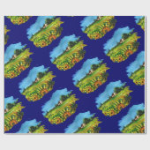 PAPIER CADEAU SOUFFRANCES ET CAMPAGNE EN TOSCANE (Plat)