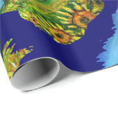 PAPIER CADEAU SOUFFRANCES ET CAMPAGNE EN TOSCANE (Coin rond)