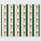 Papier Cadeau Souhaiter sous la Mistletoe (Plat)