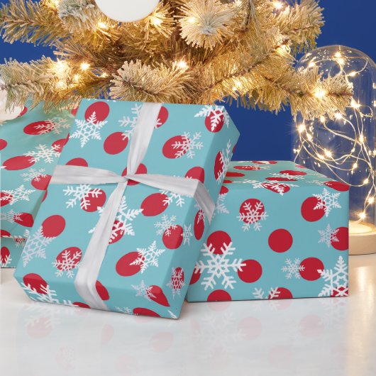 Papier Cadeau Souhaits D'Hiver Célébrent Les Fêtes (Vacances)