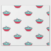 Papier Cadeau Soupe d'aileron de requin (Plat)