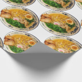 Papier Cadeau Soupe de nouilles de Ramen de porc (Coin)