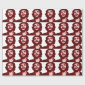 Papier Cadeau sourire de guevara de che (Plat)