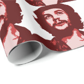 Papier Cadeau sourire de guevara de che (Coin rond)