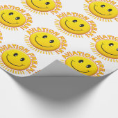 Papier Cadeau Sourire de phénomène d'aviation (Coin)