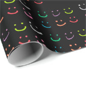 Papier Cadeau Sourires colorés (Coin rond)