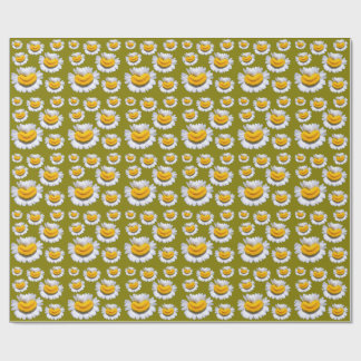Papier Cadeau Sourires joyeux de camomilles