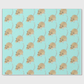 Papier Cadeau Souris (Plat)