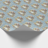 Papier Cadeau Souris dans un thé (Coin)