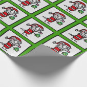 Papier Cadeau Souris de Noël (Coin)