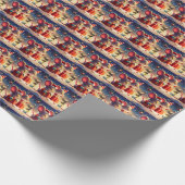 Papier Cadeau Souris de Noël 3 (Coin)