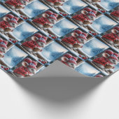 Papier Cadeau Souris De Noël Avec Coco Chaud (Coin)