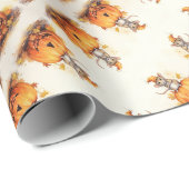 Papier Cadeau Souris d'Halloween 6 (Coin rond)