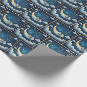 Papier Cadeau Souris dormant dans un nuage (Coin)