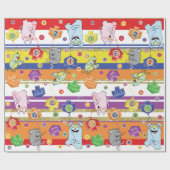 Papier Cadeau Souris et amis Hanoukka/Chanukah Wrapping Paper Mo (Plat)