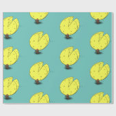 Papier Cadeau Souris mignonne avec dessin animé au fromage (Plat)