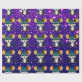 Papier Cadeau Souris mignonne Charmant Caractère Thématique Enve (Plat)