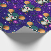 Papier Cadeau Souris mignonne Charmant Caractère Thématique Enve (Coin)