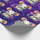 Papier Cadeau Souris mignonne Charmant Caractère Thématique Enve (Coin)