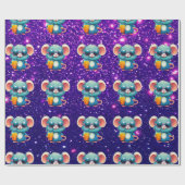 Papier Cadeau Souris mignonne Charmant Caractère Thématique Enve (Plat)