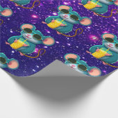 Papier Cadeau Souris mignonne Charmant Caractère Thématique Enve (Coin)