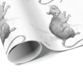 Papier Cadeau Souris par Theodor Severin Kittelsen (Coin rond)
