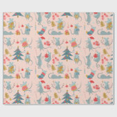 Papier Cadeau Souris| Pas une créature qui provoque des vacances (Plat)