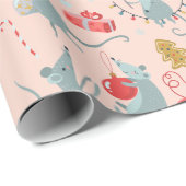 Papier Cadeau Souris| Pas une créature qui provoque des vacances (Coin rond)