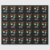 Papier Cadeau Sous-groupe des partis atomiques Funny Science Pun (Plat)