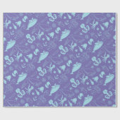 Papier Cadeau Sous la mer pour les enfants enveloppant du papier (Plat)