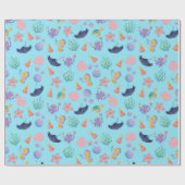 Papier Cadeau Sous le papier d'emballage d'anniversaire des enfa (Plat)