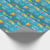 Papier Cadeau Sous le papier d'emballage de mer (Coin)