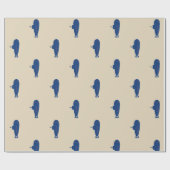 Papier Cadeau Sous-marin bleu (Plat)