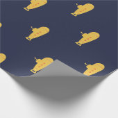 Papier Cadeau Sous-marin jaune (Coin)