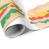 Papier Cadeau Sous-sandwich (Coin rond)