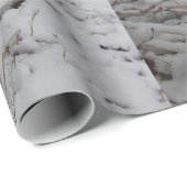 Papier Cadeau Sous une couverture de neige (Coin rond)