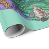 Papier Cadeau Sous WaterHorse (Coin rond)