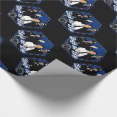 Papier Cadeau Soutenez les policiers bleus de soutien (Coin)