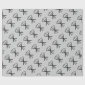 Papier Cadeau Soutenu pour skier (Plat)