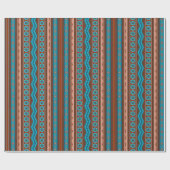 Papier Cadeau Southwest Style Geometric Cameron Gorge Design (Plat)