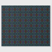 Papier Cadeau Southwestern Symmetrical Tiled Pattern Line Art (Plat)