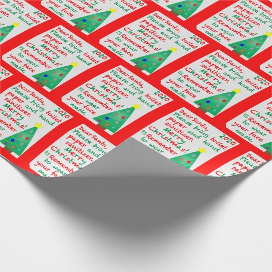 Papier Cadeau Souvenir de Noël 2020 (Coin)