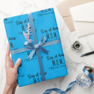 Papier Cadeau Souvenirs de maman à la maison plutôt que d'argent