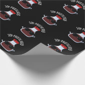 Papier Cadeau Soy-phisticated Funny Soy Sauce Pun Dark BG (Coin)