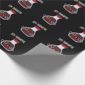 Papier Cadeau Soy Thankful Funny Soy Sauce Pun Dark BG (Coin)