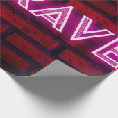 Papier Cadeau Soyez courageux inspiration citation néon texte ef (Coin)