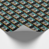 Papier Cadeau Soyez forts et courageux - Llama (Coin)