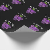 Papier Cadeau Soyez Graphique Positive Grape Pun Dark BG (Coin)