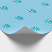 Papier Cadeau soyez heureux texte (Coin)